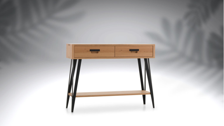Console 2 tiroirs FABRIQUE