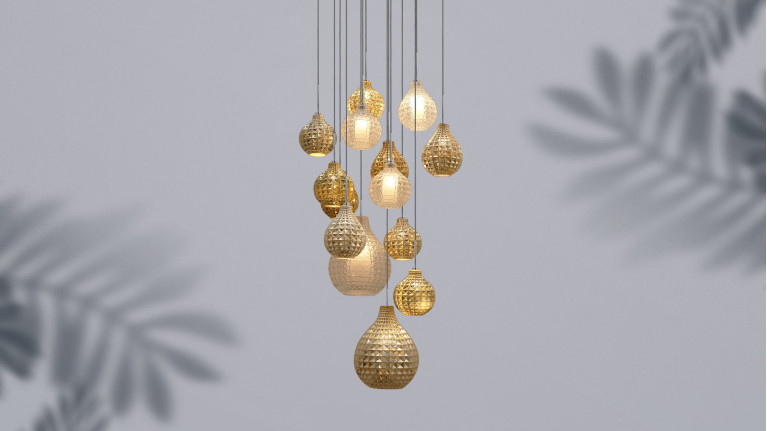 Suspension personnalisable, large choix de teintes, Circe