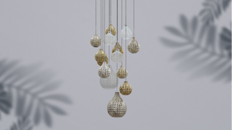 Suspension personnalisable, large choix de teintes, Circe