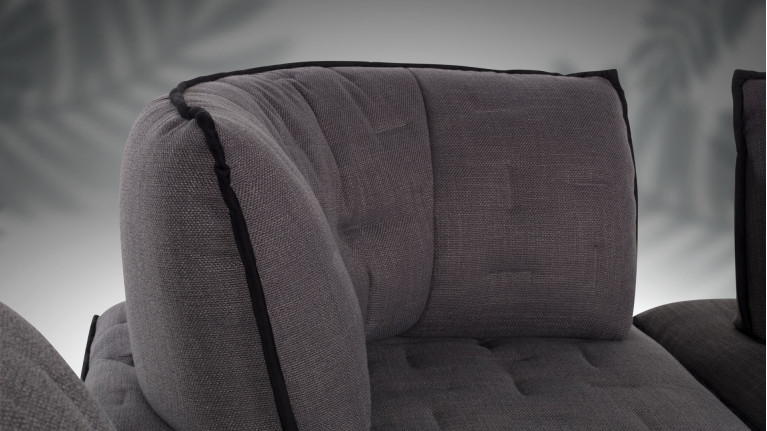 Le canapé d'angle modulable OREO| 100% modulable. Dossiers rabattables