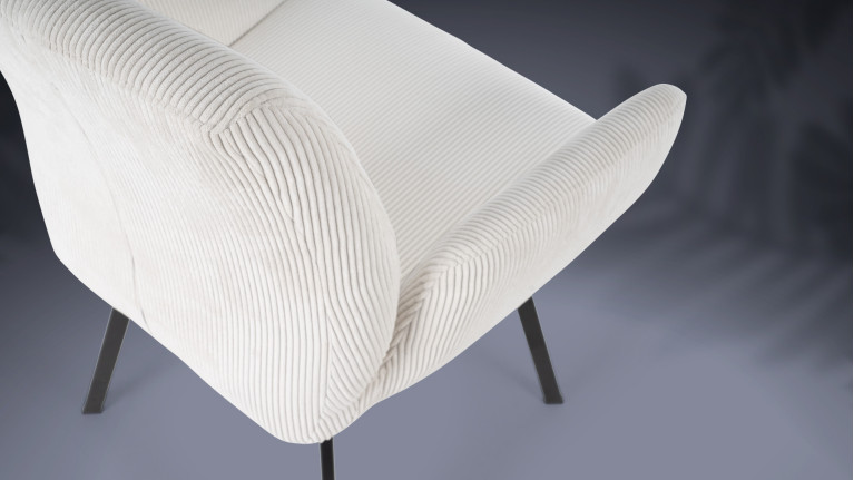 Fauteuil de salle à manger design et confortable, 9059
