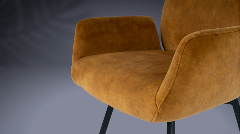 Fauteuil de salle à manger design et confortable, 9059