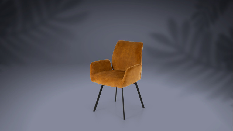 Fauteuil de salle à manger design et confortable, 9059