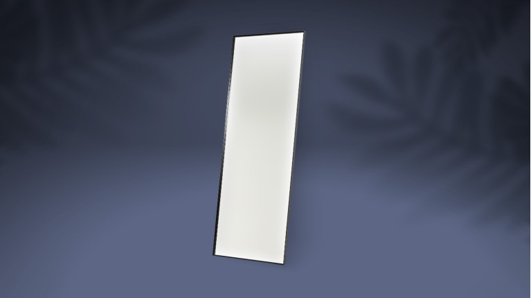 Miroir rectangulaire noir MARS | Pour s’admirer de la tête aux pieds