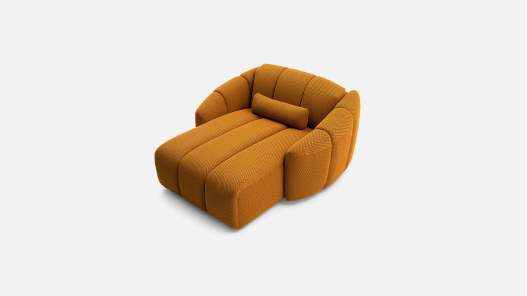 Dormeuse convertible TEDDY | Un design tout en rondeur
