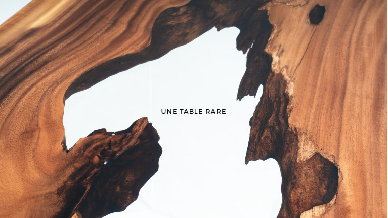 Table de repas UNIQUE | Table résine et bois massif