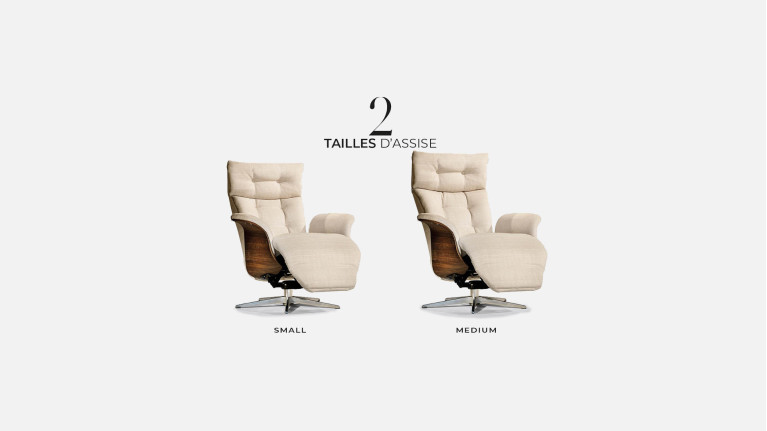 Fauteuil relaxation électrique DETROIT | Fauteuil relax confort
