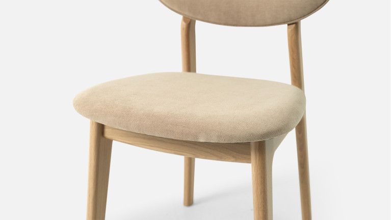 Chaise en chêne massif, pour salle à manger, origine France