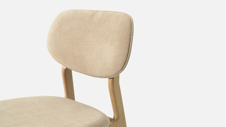 Chaise en chêne massif, pour salle à manger, origine France