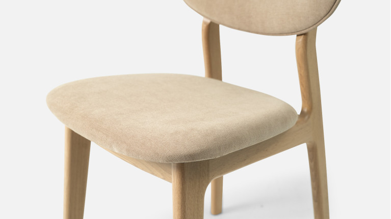 Chaise en chêne massif, pour salle à manger, origine France