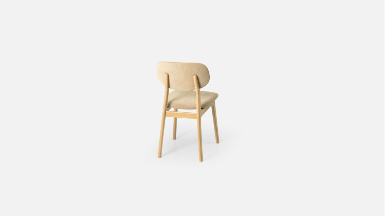 Chaise en chêne massif, pour salle à manger, origine France