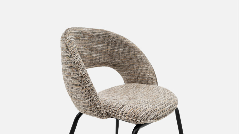 Chaise de salle à manger ergonomique confortable, Bella