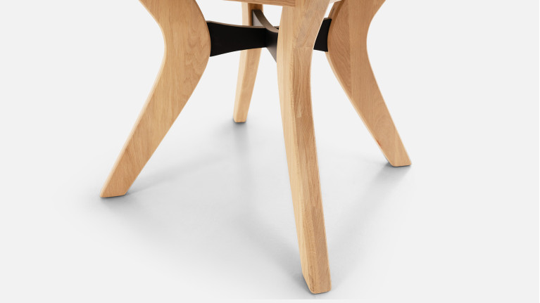 Table de repas extensible ronde FRANCE | Chêne Massif