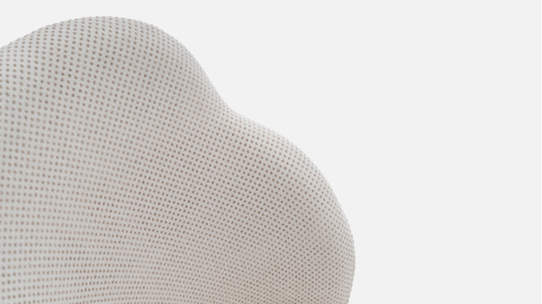 Chaise de salle à manger design italien en tissu, Bump