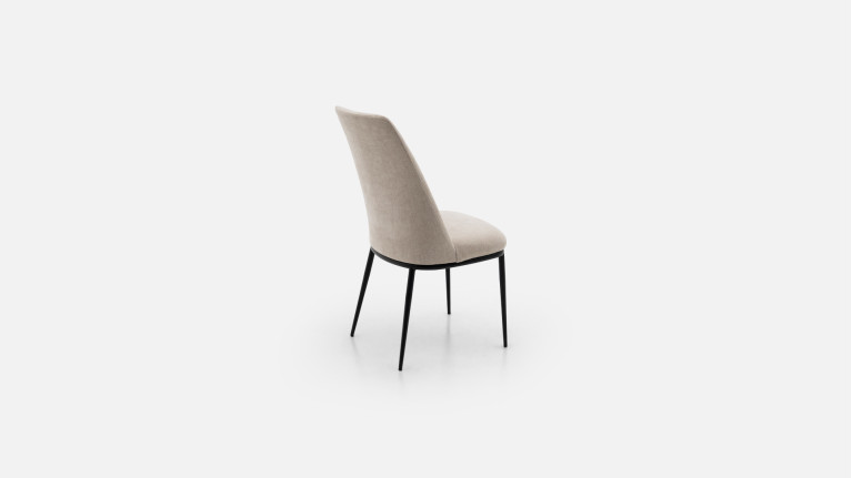 Chaise de salle à manger personnalisable à l'italienne, Opus XL