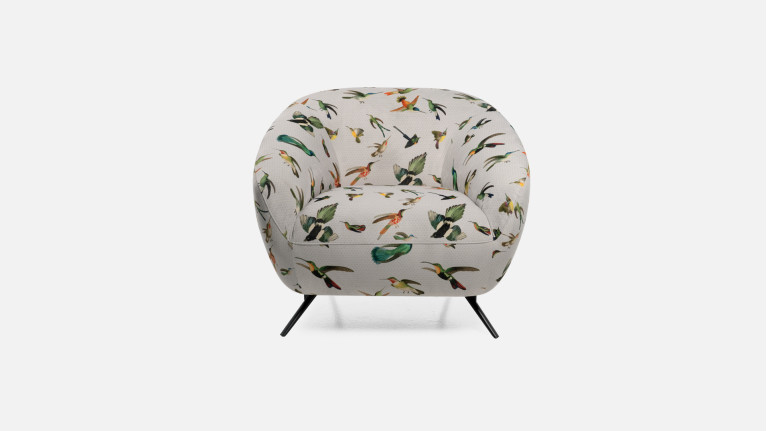 Fauteuil sans têtière CASSANDRA | Design et contemporain