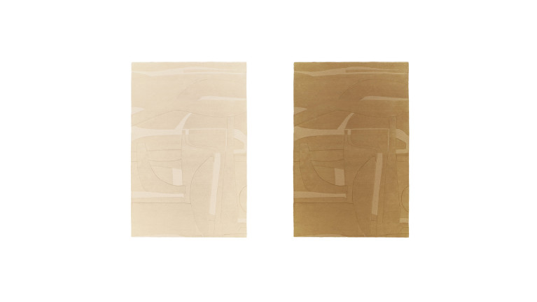 Jeu subtil de reliefs et d’ombres portées pour le tapis COLLAGE