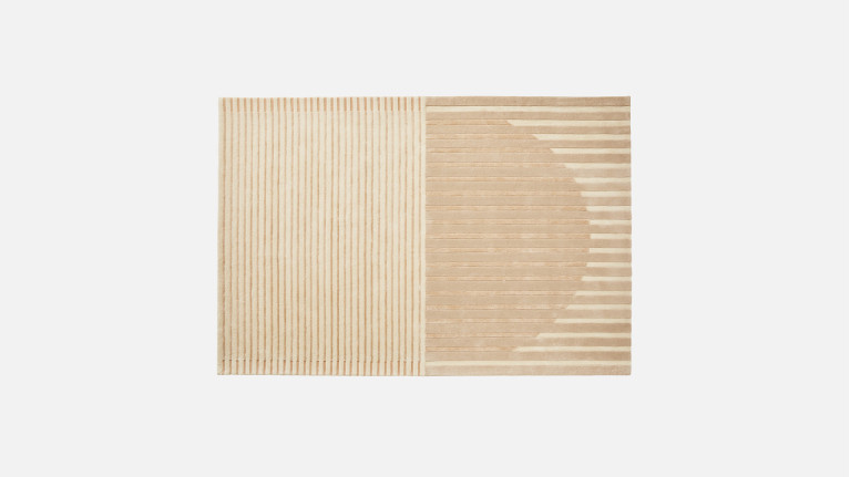 Tapis graphique à effet d'illusion optique, Fano