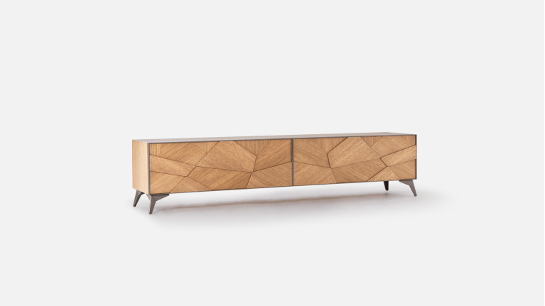 Meuble TV 2 portes ECLIPSE | Meuble design pour sublimer votre salon