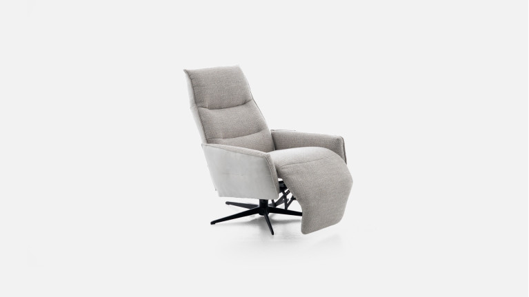 Fauteuil relax manuelle pivotant tissu APOLLON | Confort et détente