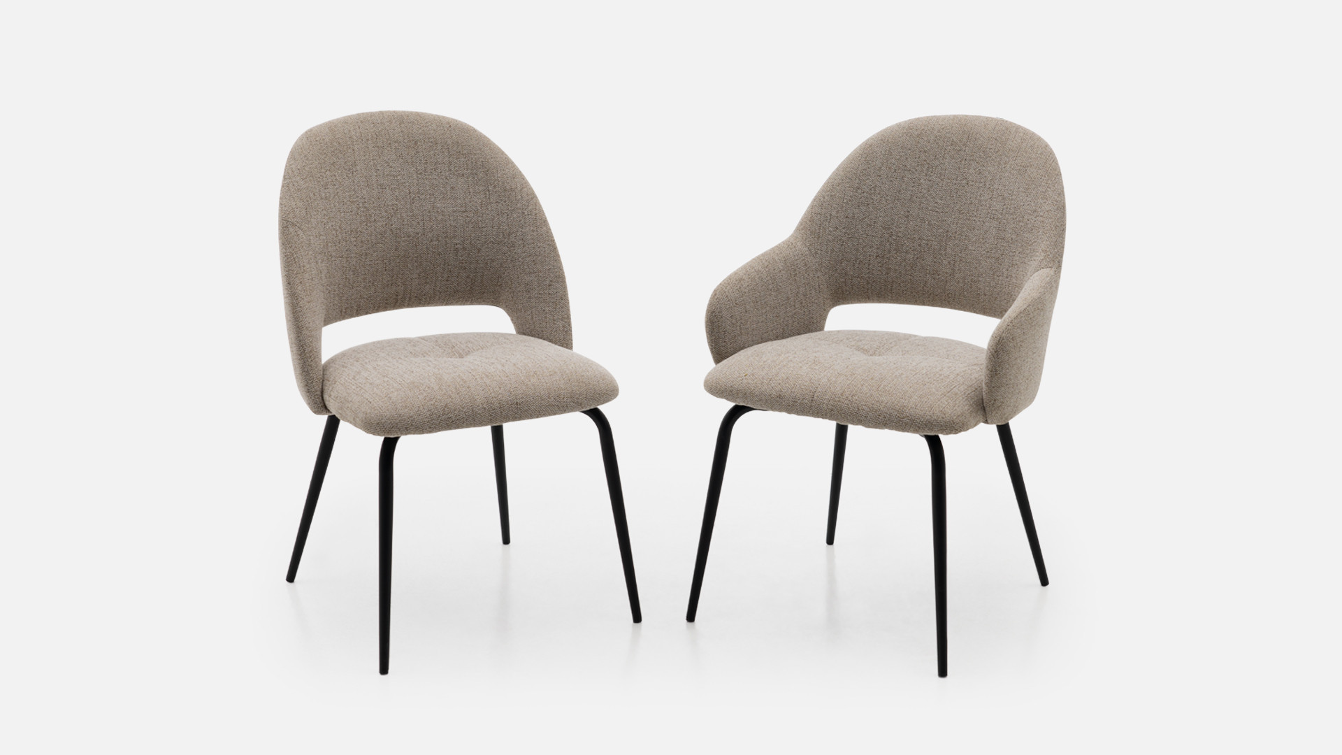 Fauteuil de salle à manger élégant, assise confortable, Queen