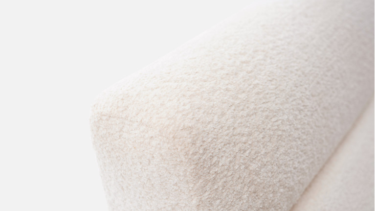 Canapé d'angle modulable en tissu, confort enveloppant, Lotus