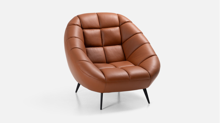 Fauteuil cuir DIAMANT