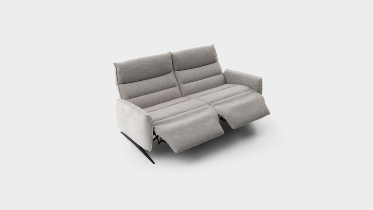 Canapé relaxation électrique 3 places tissu ZEUS | Confort et détente