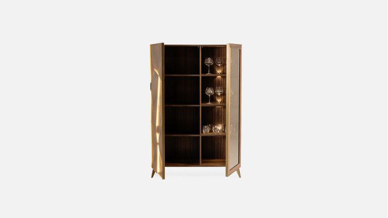Vitrine 2 portes ECLIPSE | Pour un salon design