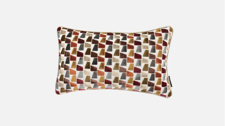 Coussin de canapé en velours à motifs graphiques , Paddington