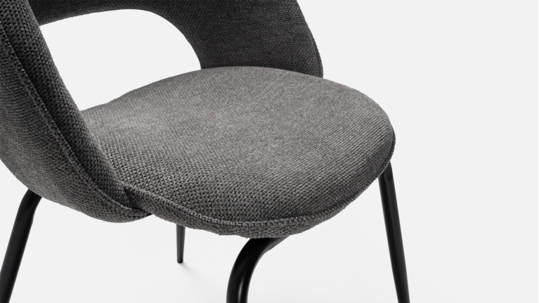 Chaise de salle à manger ergonomique confortable, Bella