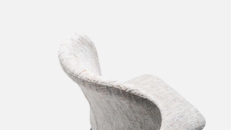 Chaise dossier haut, pour salle à manger, confortable, Shell
