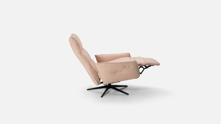 Fauteuil relaxation pivotant microfibre APOLLON | Confort et détente