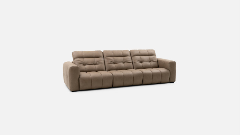 Pouf cuir pour salon 100% modulable, Beach
