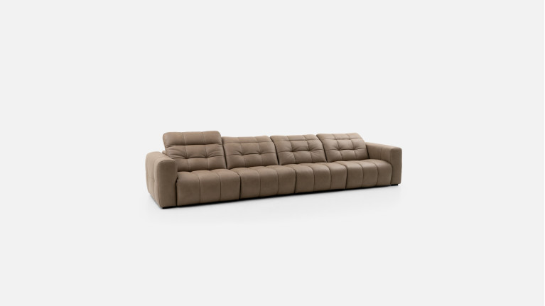Pouf cuir pour salon 100% modulable, Beach