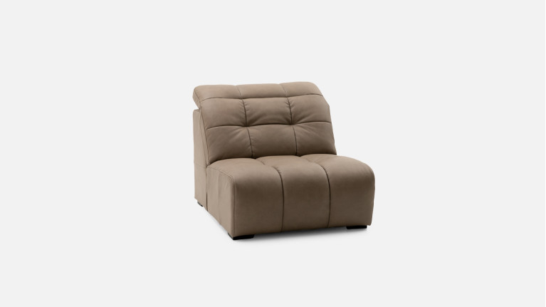 Pouf cuir pour salon 100% modulable, Beach