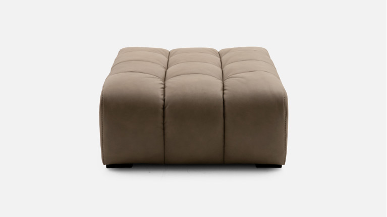 Pouf cuir pour salon 100% modulable, Beach
