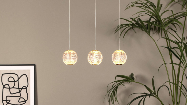 Suspension décorative comme des perles de cristal, Cintra