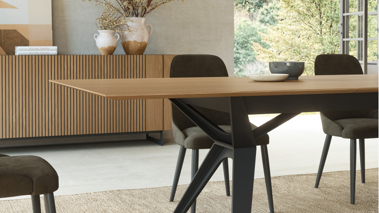 Table de repas extensible PIANA | Une salle à manger haut de gamme
