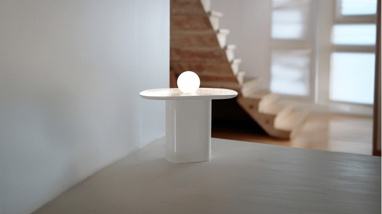 Lampe à poser en céramique, lumière décorative, Clapot