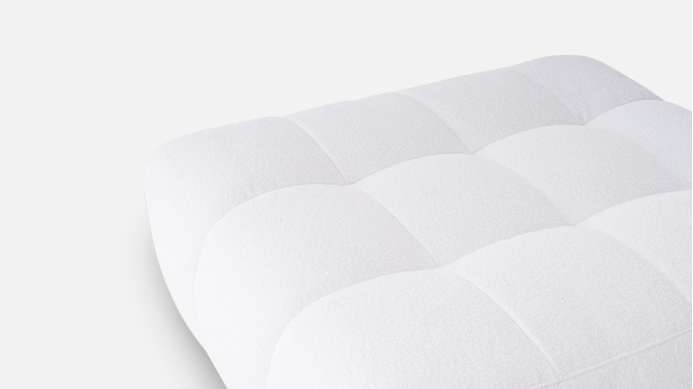 Pouf tissu, en mousse qualité HR, 100 % modulable, Beach