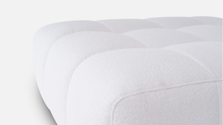 Pouf tissu, en mousse qualité HR, 100 % modulable, Beach