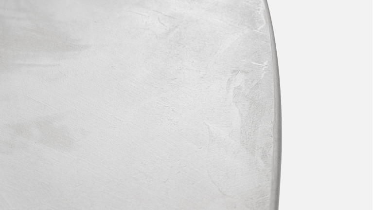 Table à manger design effet béton ciré, Andy