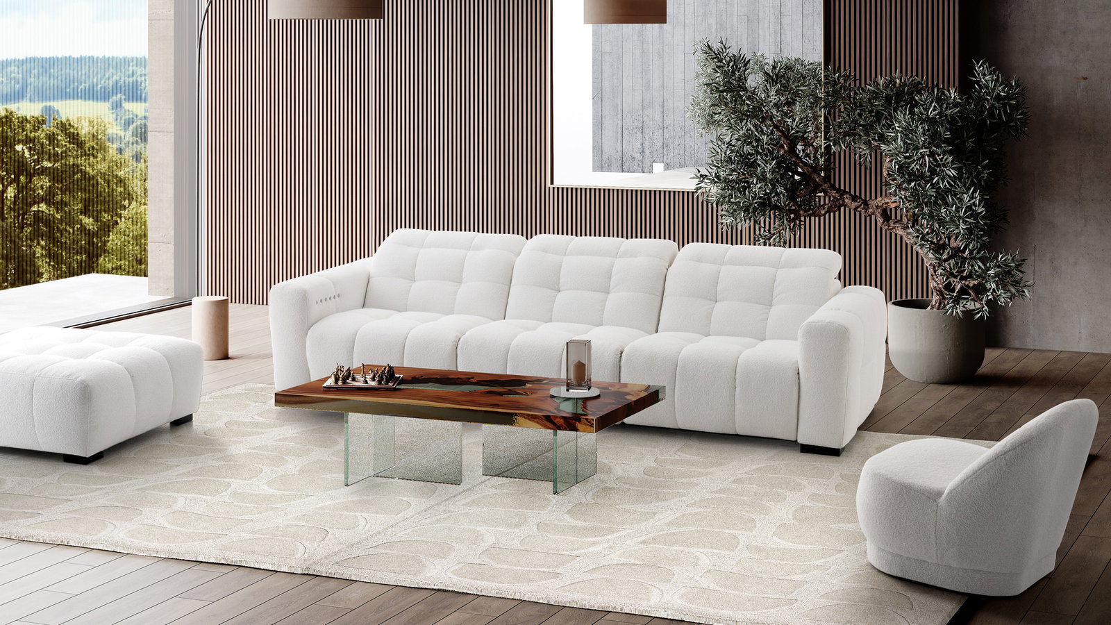 Canapé maxi tissu BEACH | 100% modulable