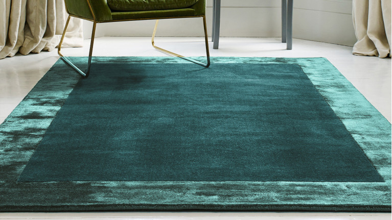Tapis ASCOT AQUA BLUE | Tissé à la main