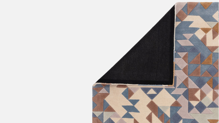 Tapis tufté main, moderne, forme géométrique, Enigma