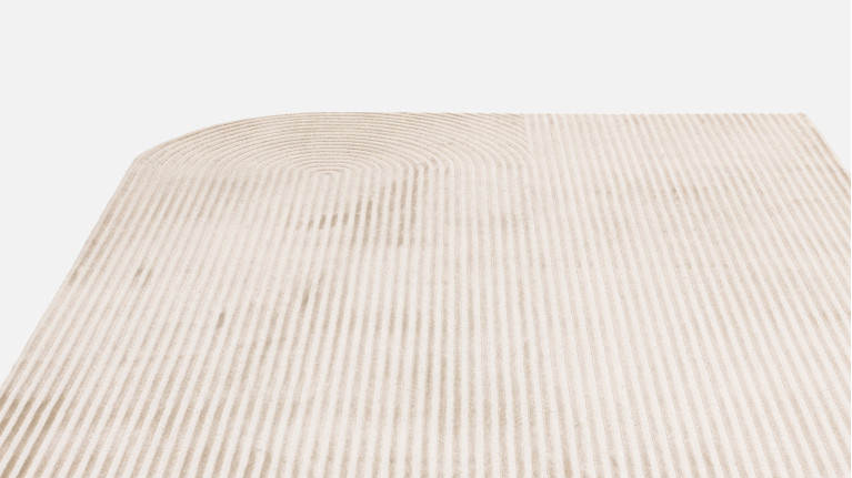 Tapis design aux lignes pures, forme graphique, Kuza Shape