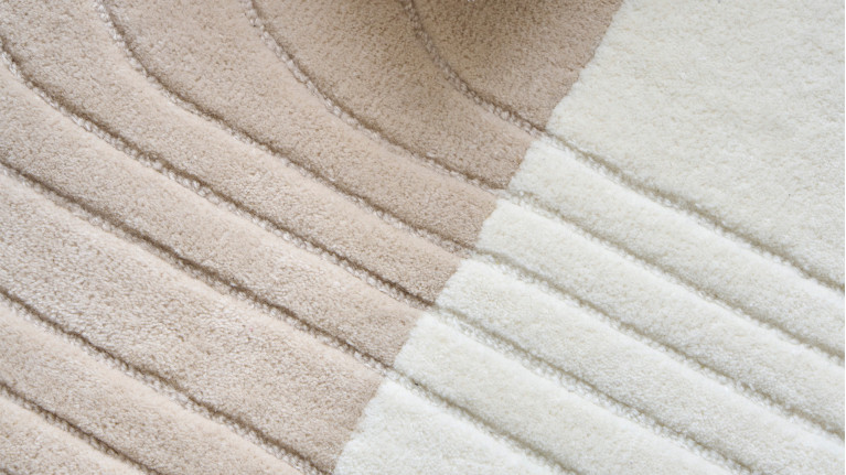 Tapis SAFFRON WAVES| 100% laine de Nouvelle-Zélande