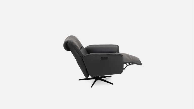Fauteuil relaxation électrique HIPSTER | avec têtière et repose-pieds