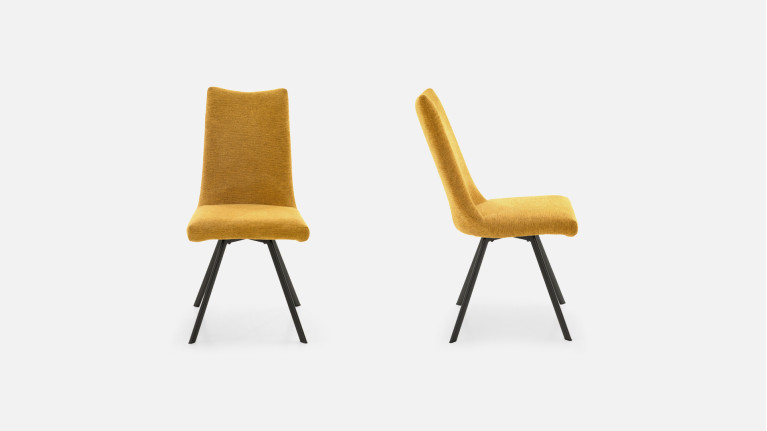 Chaise STELLA en tissu | Design moderne et assise confortable